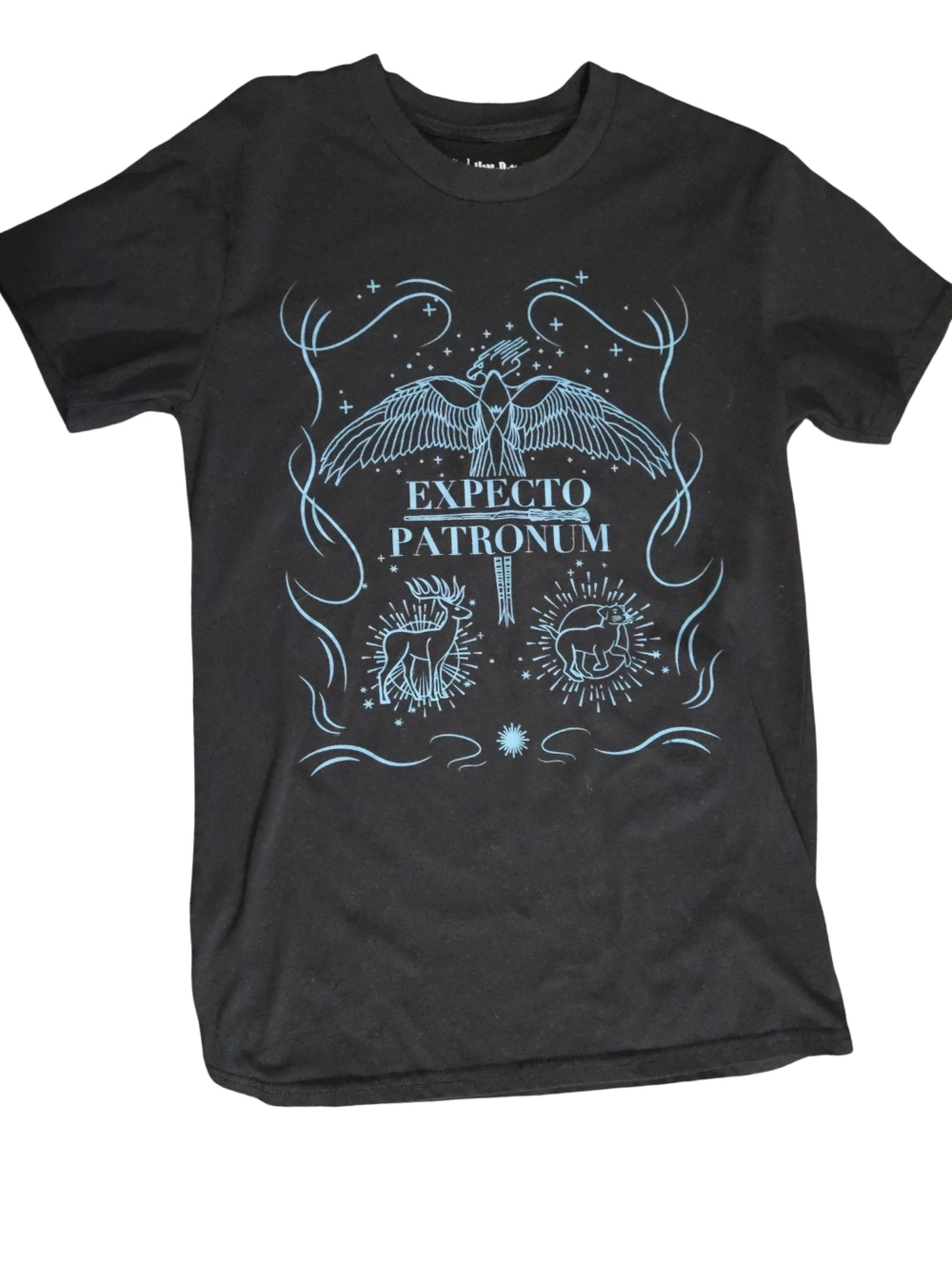 Wizarding World Harry Potter Expecto Patronum Graphic Tee Size S